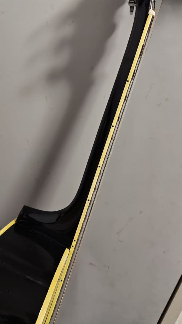 JJ Head ブラックアコースティックギター