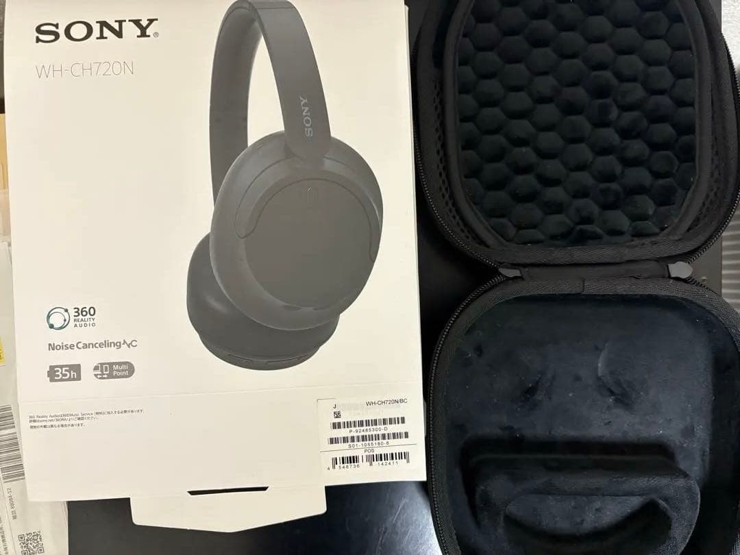 SONY WH-CH720N ブラック ケース付き