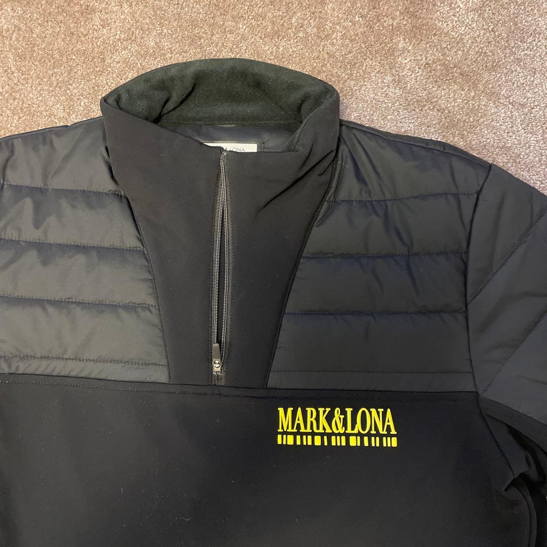 MARK & LONA ハーフジップジャケット ブラック　サイズ46