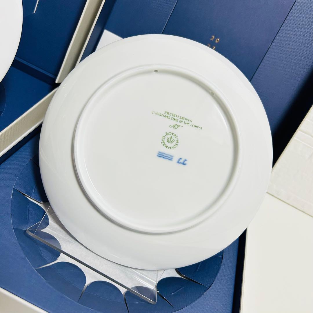 【未使用品】ロイヤルコペンハーゲン クリスマスプレート 2021 2023