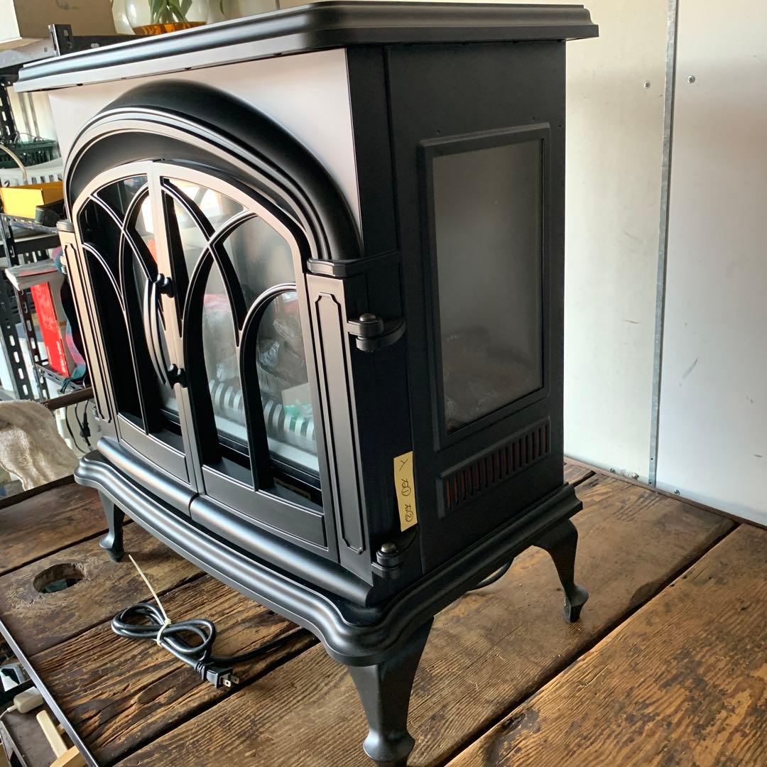 ワイド　暖炉型　ファンヒーター　IQ BK BLT-999B-3-BK