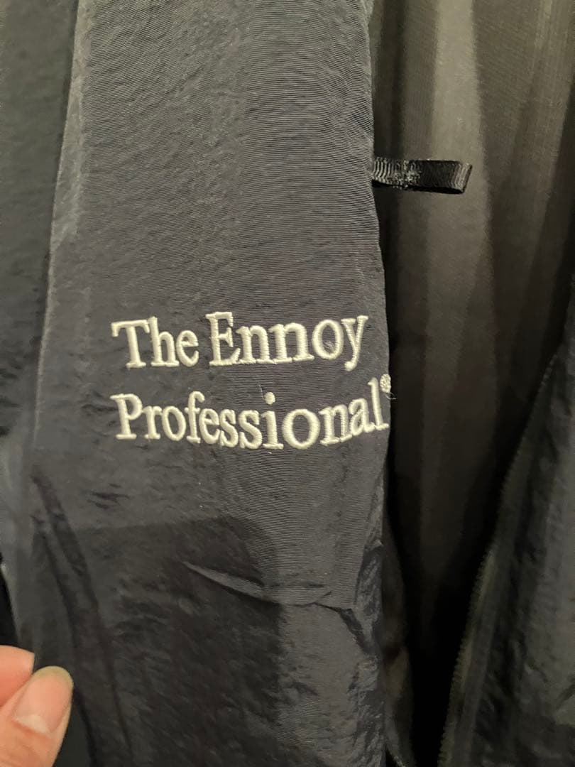 ennoy ENNOY シャカシャカセットアップ　ネイビー　白刺繍