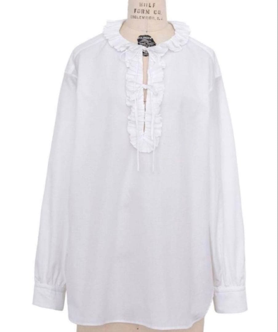 ドゥロワー drawer コットンドビータックプリーツブラウス