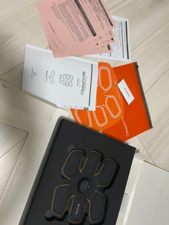 SIXPAD アブズフィット 高電導ジェルシート SP-AF2214G-B