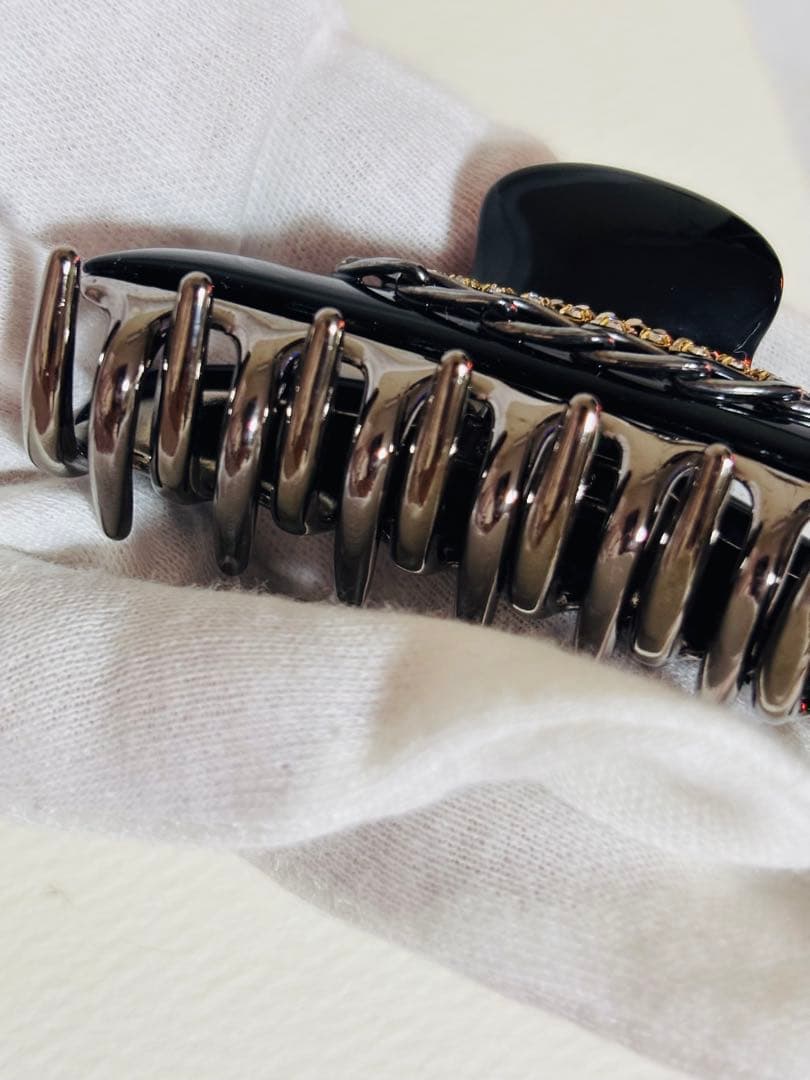 【レア/極美品】アッカaccaクリップ　ピン　チェーン　黒　コラーナ