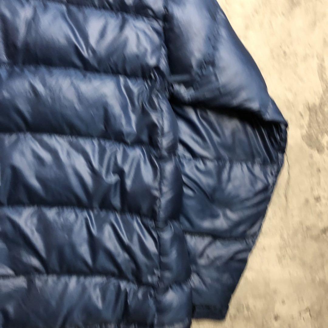 サミットシリーズ　刺繍　M ブルー　ヌプシ　ザノースフェイス　ダウンジャケット