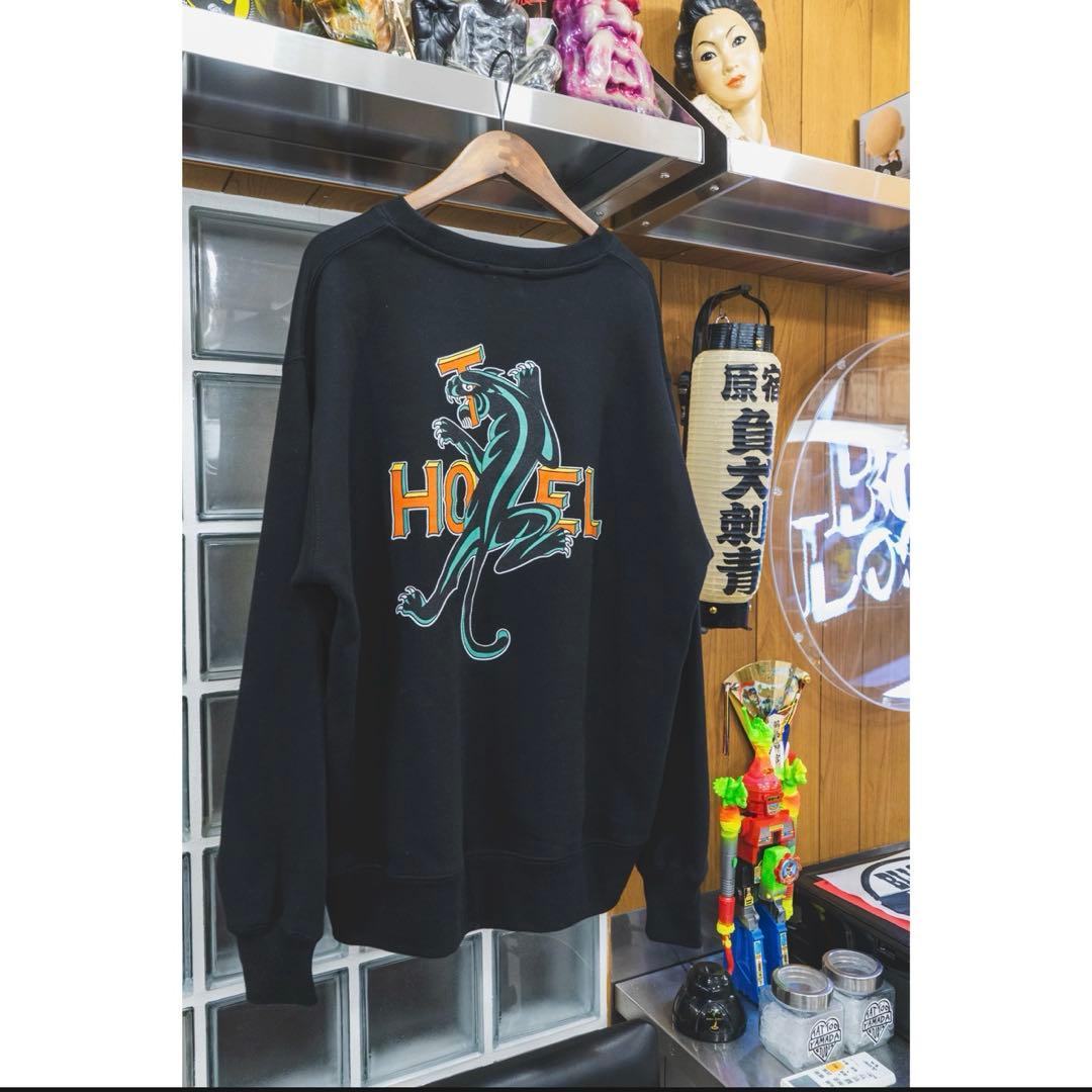 TSY×HOTEL BLACK PANTHER SWEAT / BLACK