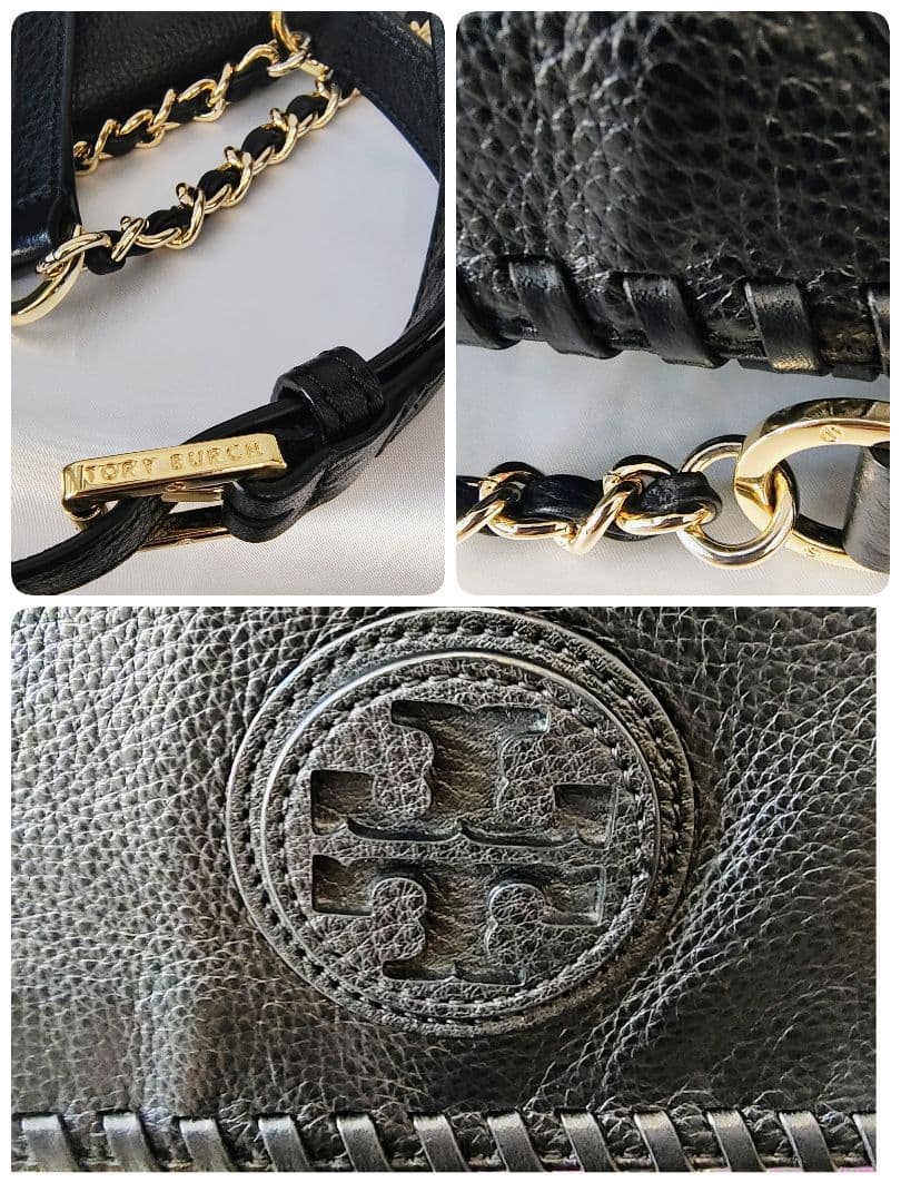 Tory Burch トリーバーチ　レザー 2WAY チェーン ショルダー 黒