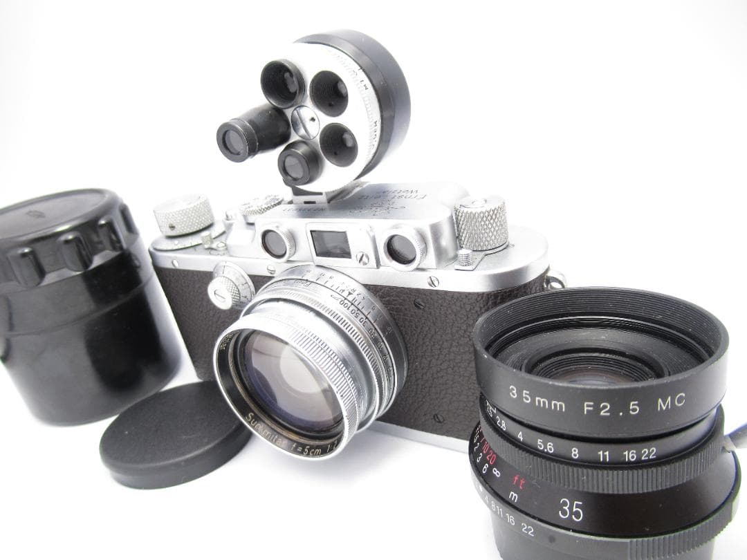 【超珍品】 ライカ IIIa D.R.P　N-L その他高級レンズ　管理I13