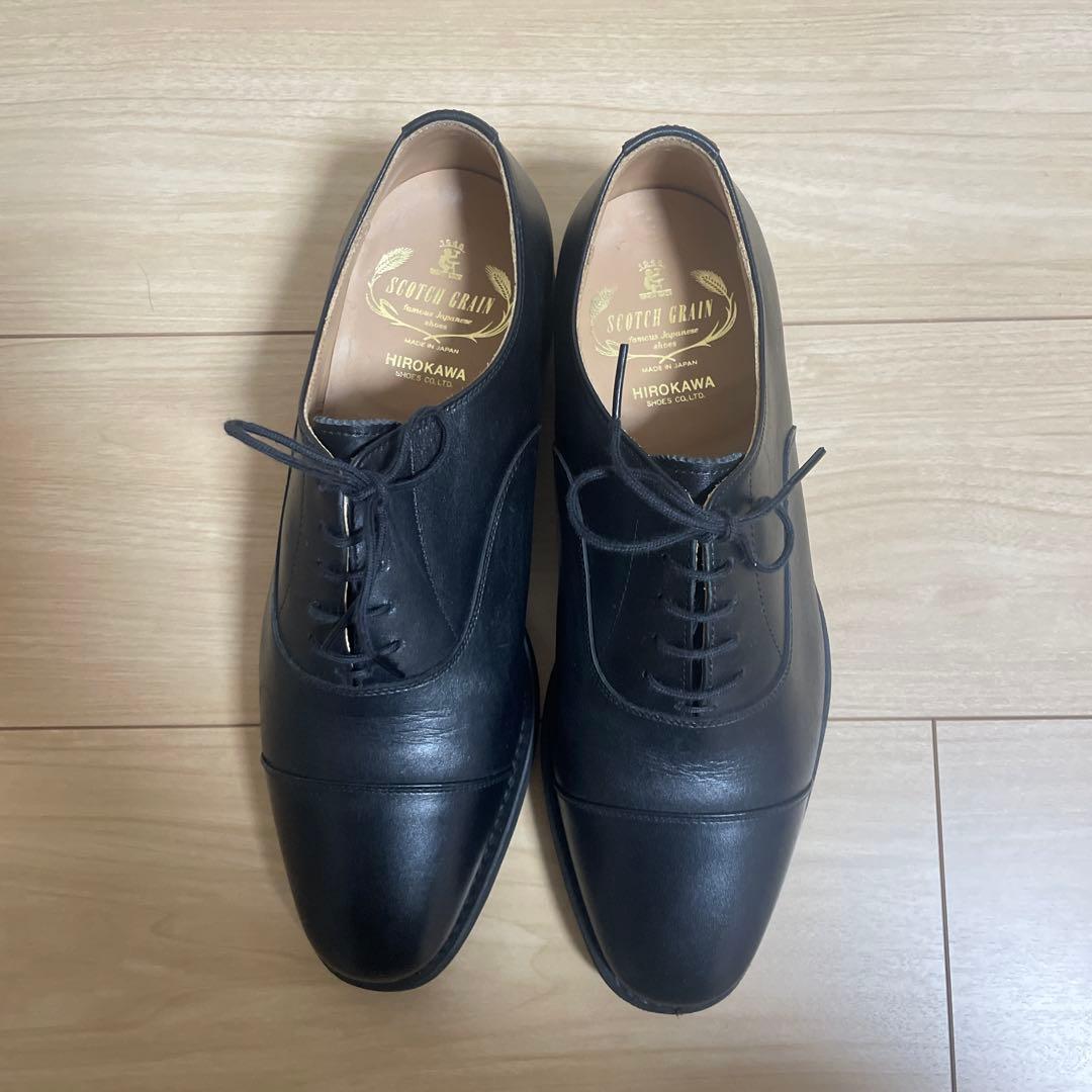 ストレートチップ ブラック R1766 スコッチグレイン