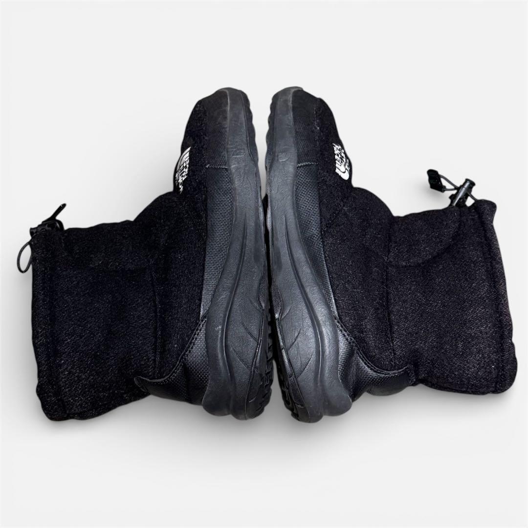 【美品】ノースフェイス ヌプシ ブーティー ウール V ショート 25cm 黒