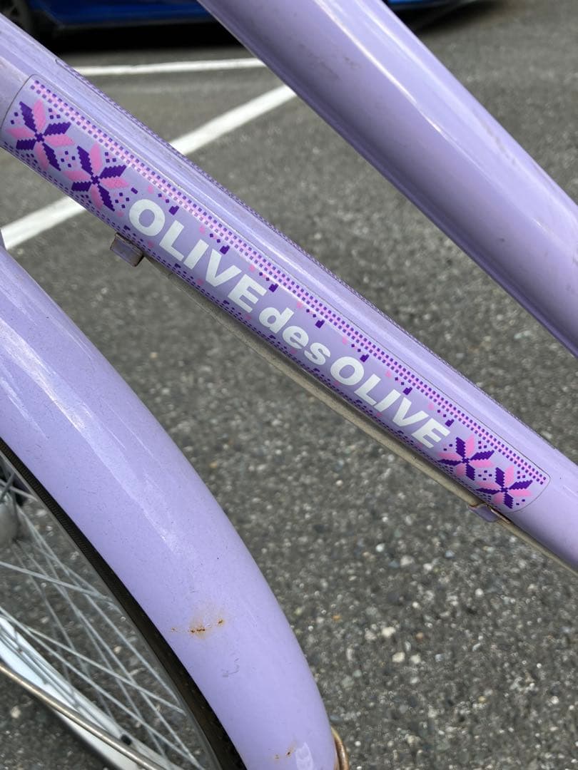 OLIVE des OLIVE 子供用自転車 パープル