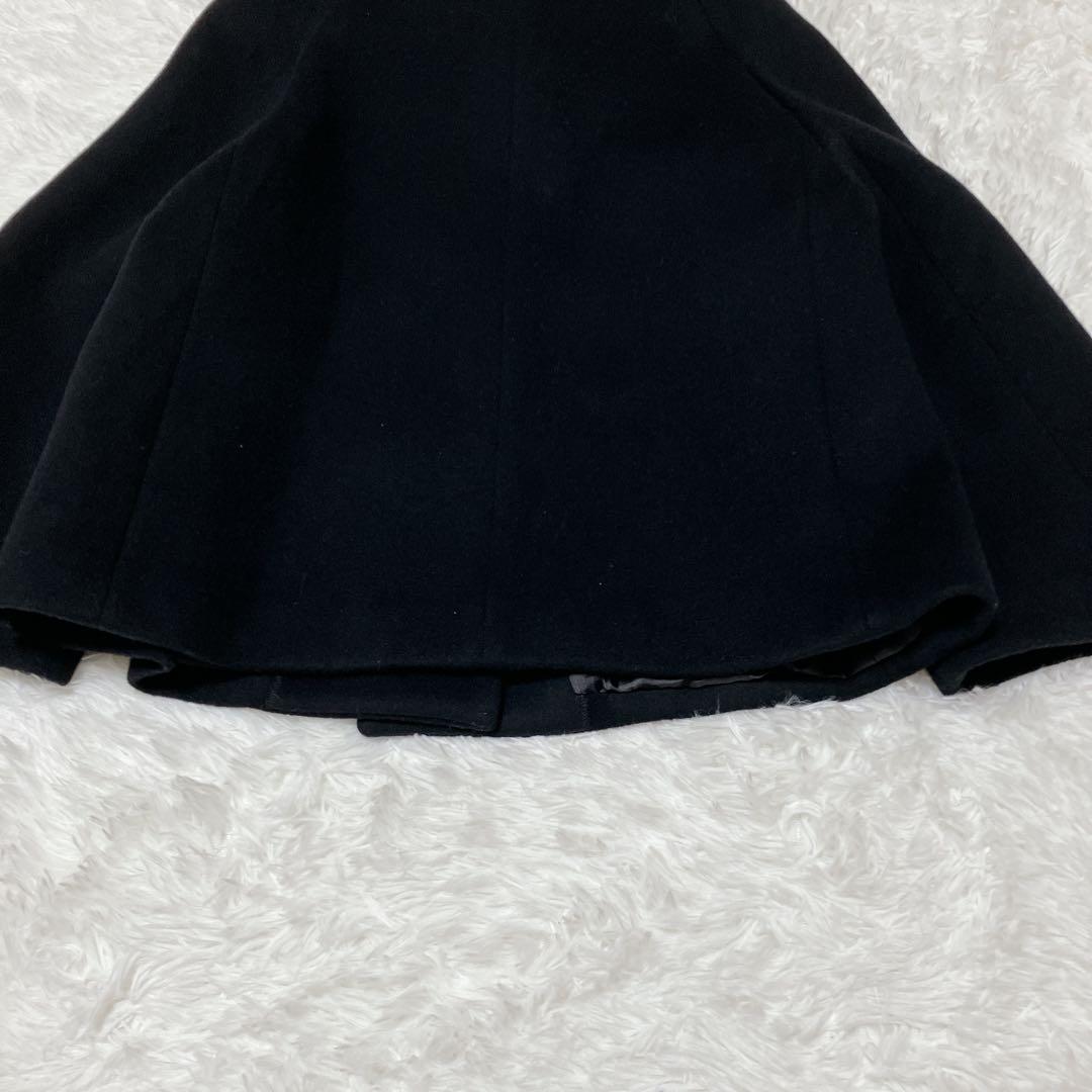 試着のみ✨定価6.8万 今季新作 ANAYI ウールビーバーショートコート 黒