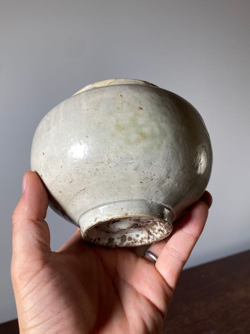 李朝　壺　小壺　白磁　花瓶　花生け