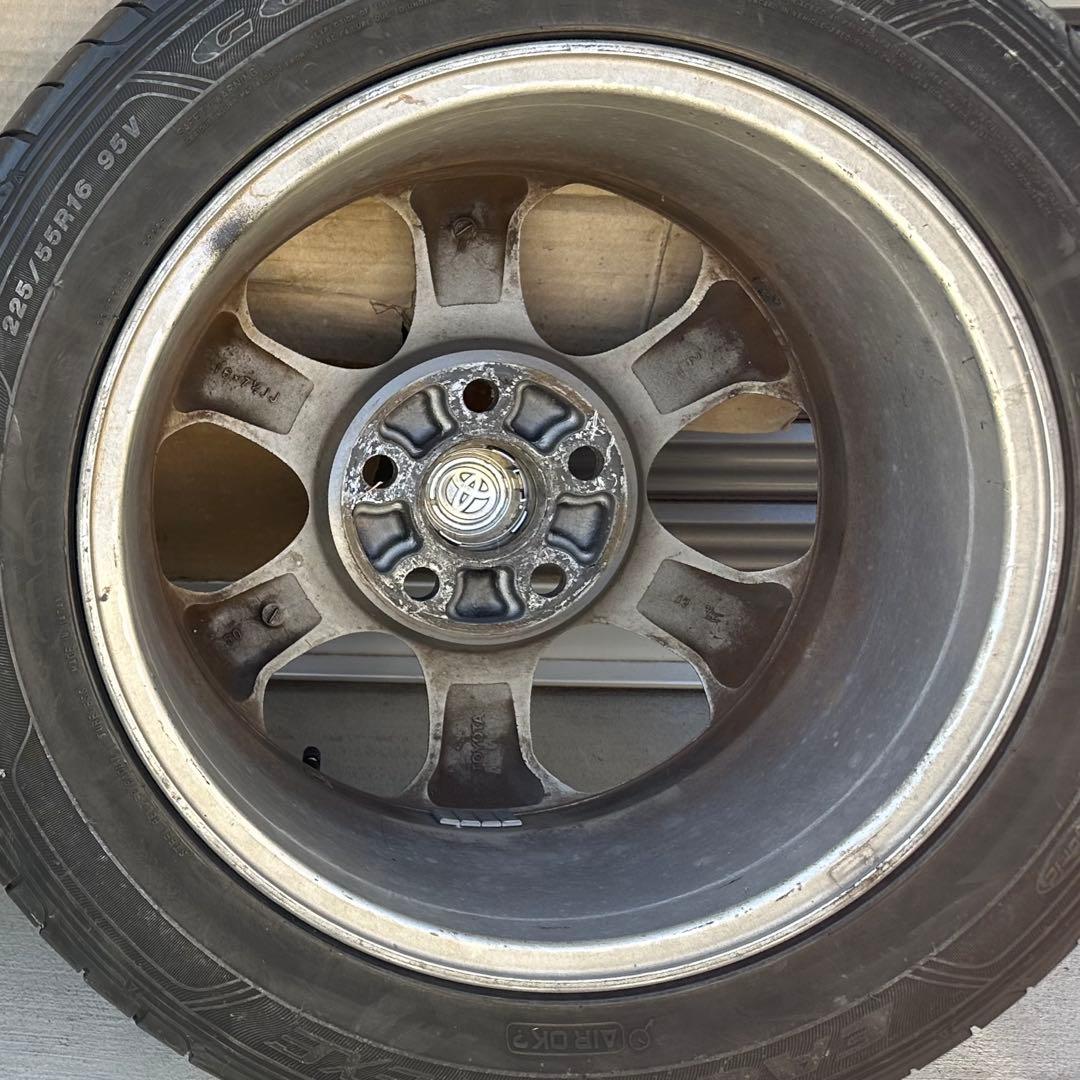 アリスト純正ホイール 溝タイヤ付き！