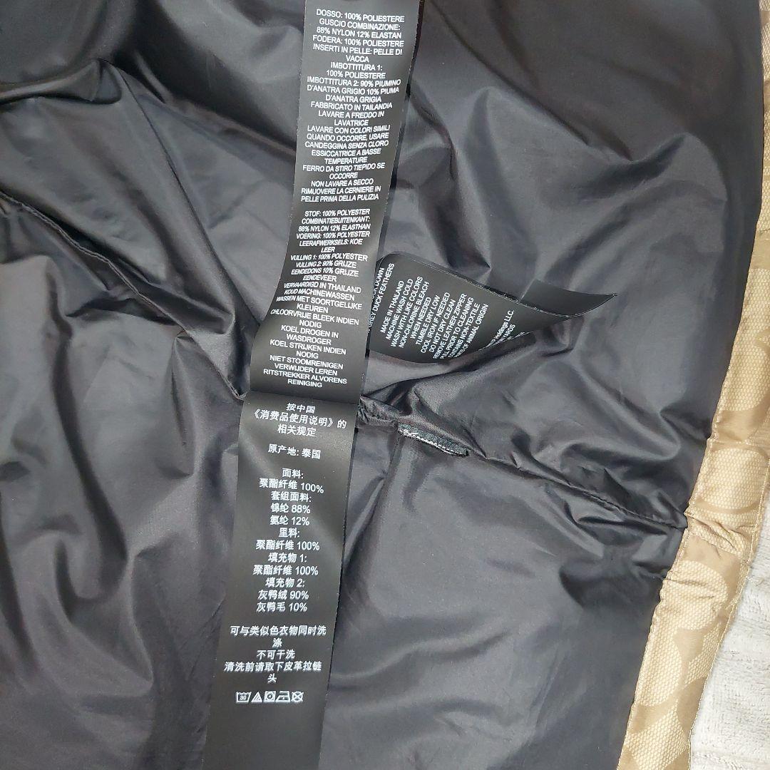 COACH ダウンベスト ベージュ/ブラック