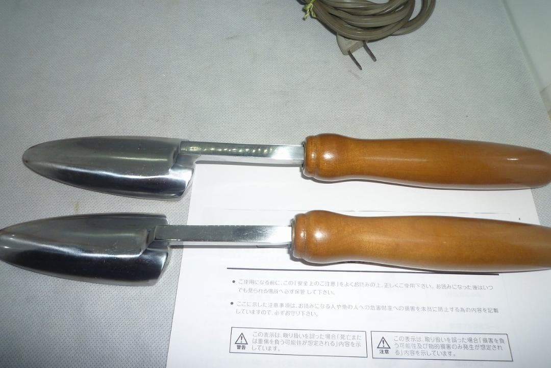 ①タキイ　和裁電化鏝　和裁コテ　和裁こて　鏝２本付