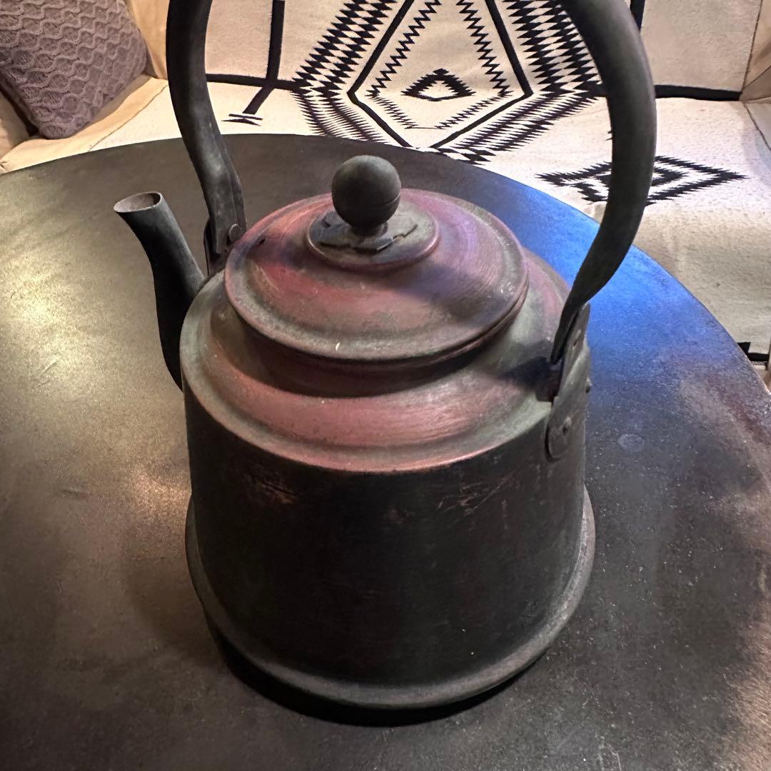 ビンテージ　レトロ　銅製　やかん　ケトル