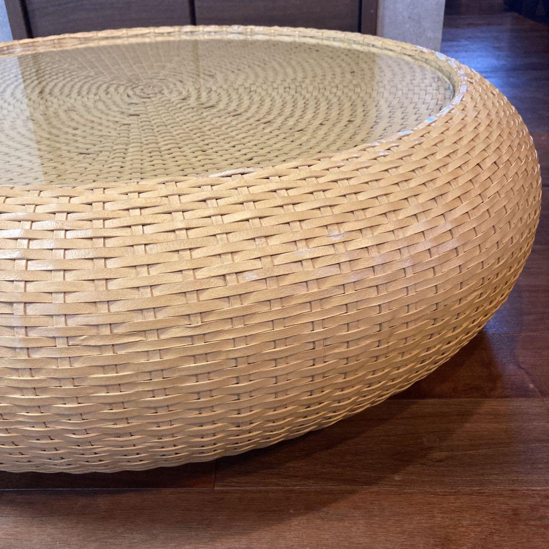 モダンレトロ アスプルンド ココンローテーブル円形 円型 ちゃぶ台 円卓 座卓