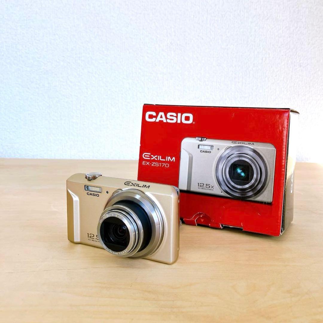 CASIO EXILIM EX-ZS170 コンデジ 動作確認済 SDカード付属