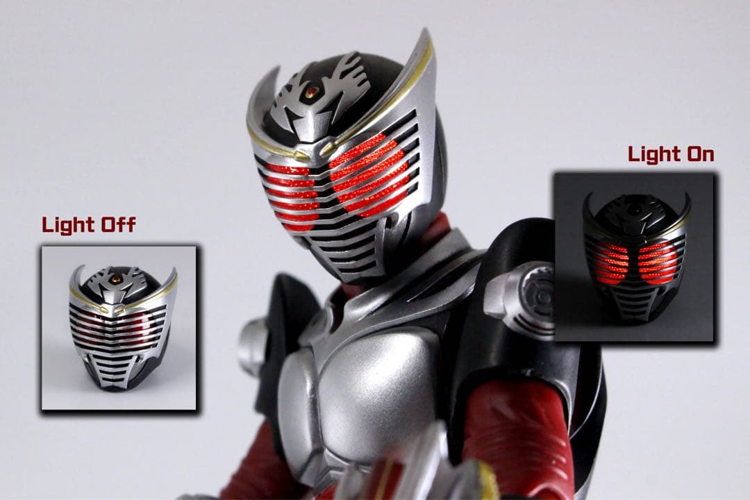 【新品】即発送！　フィギュアーツ真骨彫製法専用　仮面ライダー龍騎　発光ヘッド