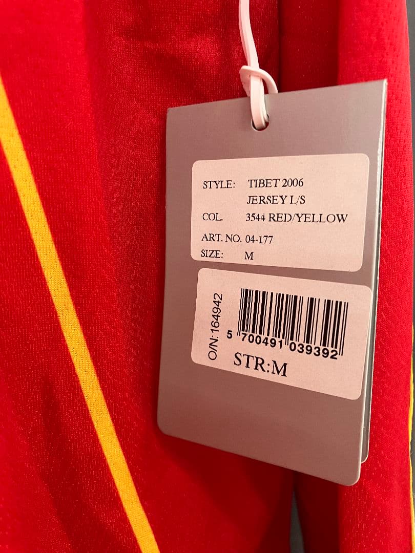 06-07 チベット代表　ヒュンメルオフィシャル　選手支給　長袖ユニフォーム