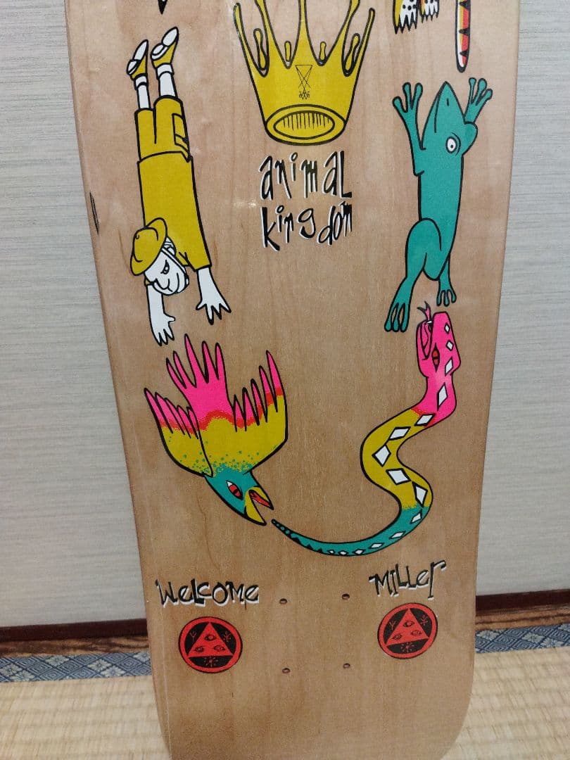 WELCOME SKATEBOARDS デッキ Chris Millerモデル