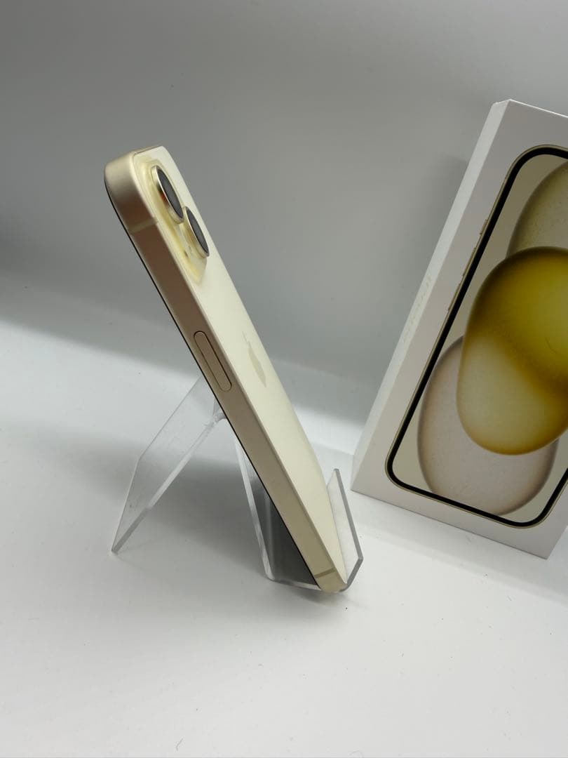 【極美品】iPhone15 128GB イエロー SIMフリー端末