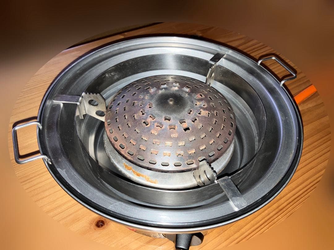 中古4台　美味しい焼肉台 しちりんガスロースター サンタ NK-7 (LPG)