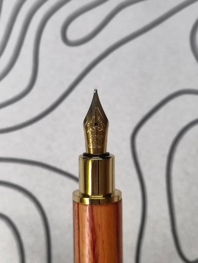 木軸 万年筆 専用ケース付き