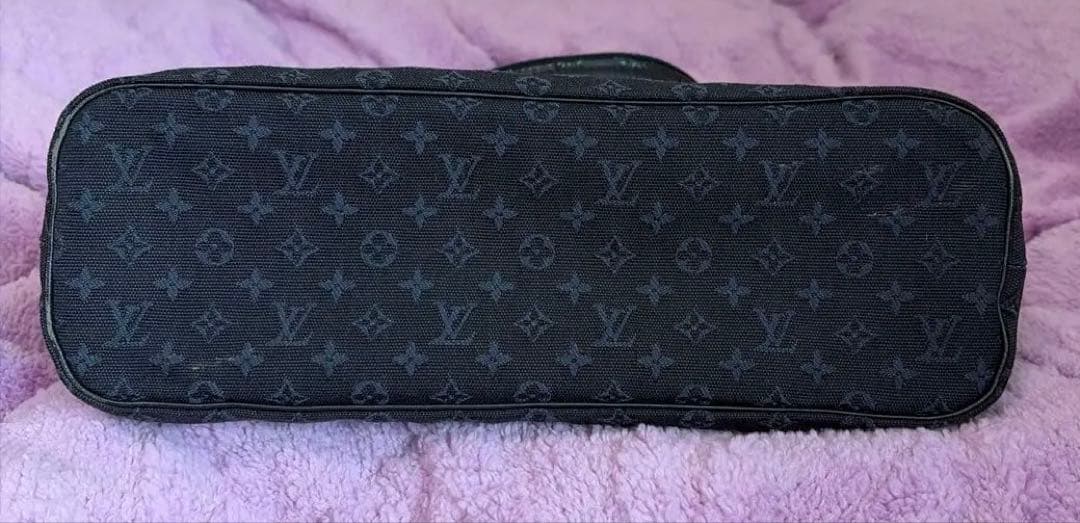 ルイ・ヴィトン ルシーユ GM M92679トートバッグ モノグラムミニ紺