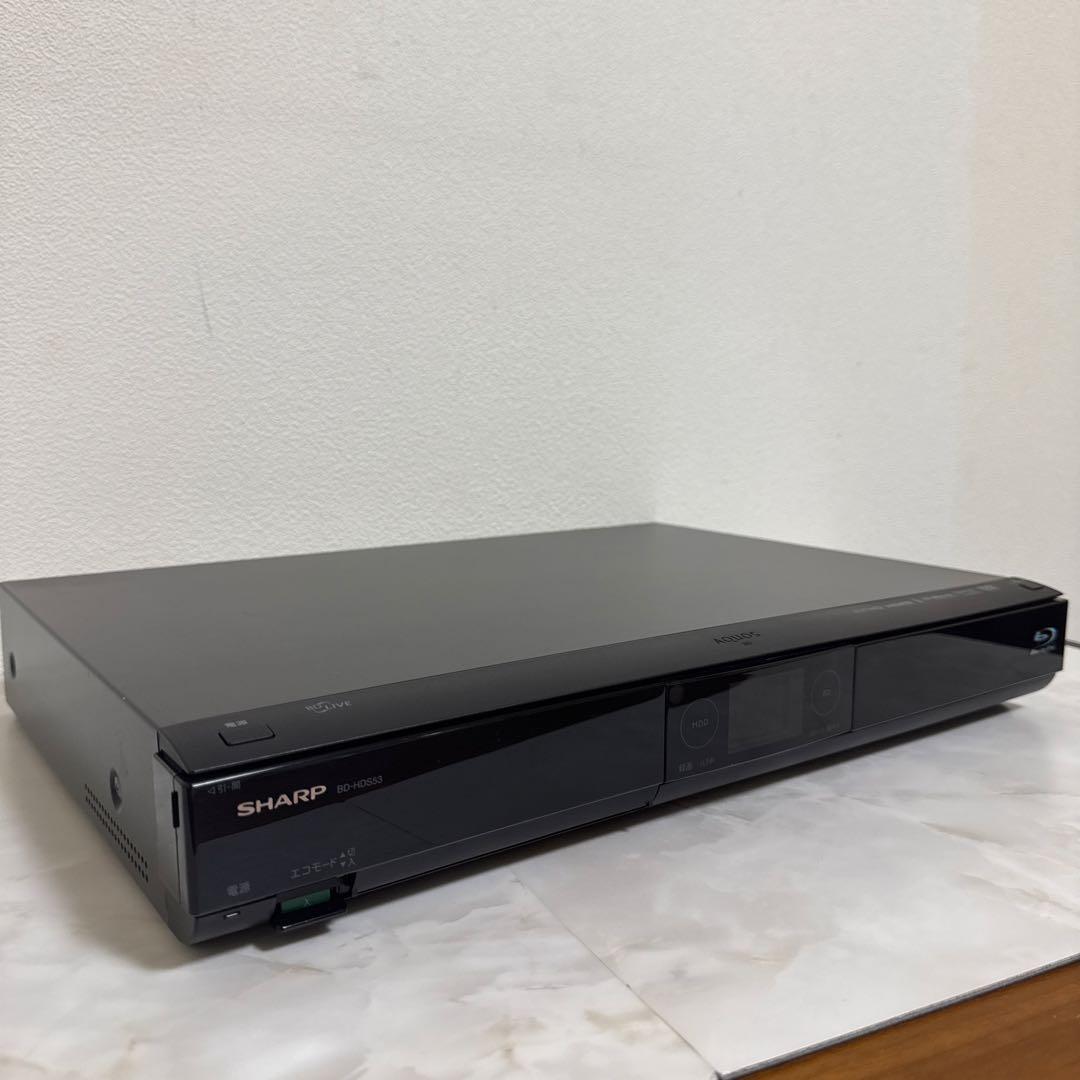 送料込 SHARP 320GB 1チューナー ブルーレイレコーダー AQUOS
