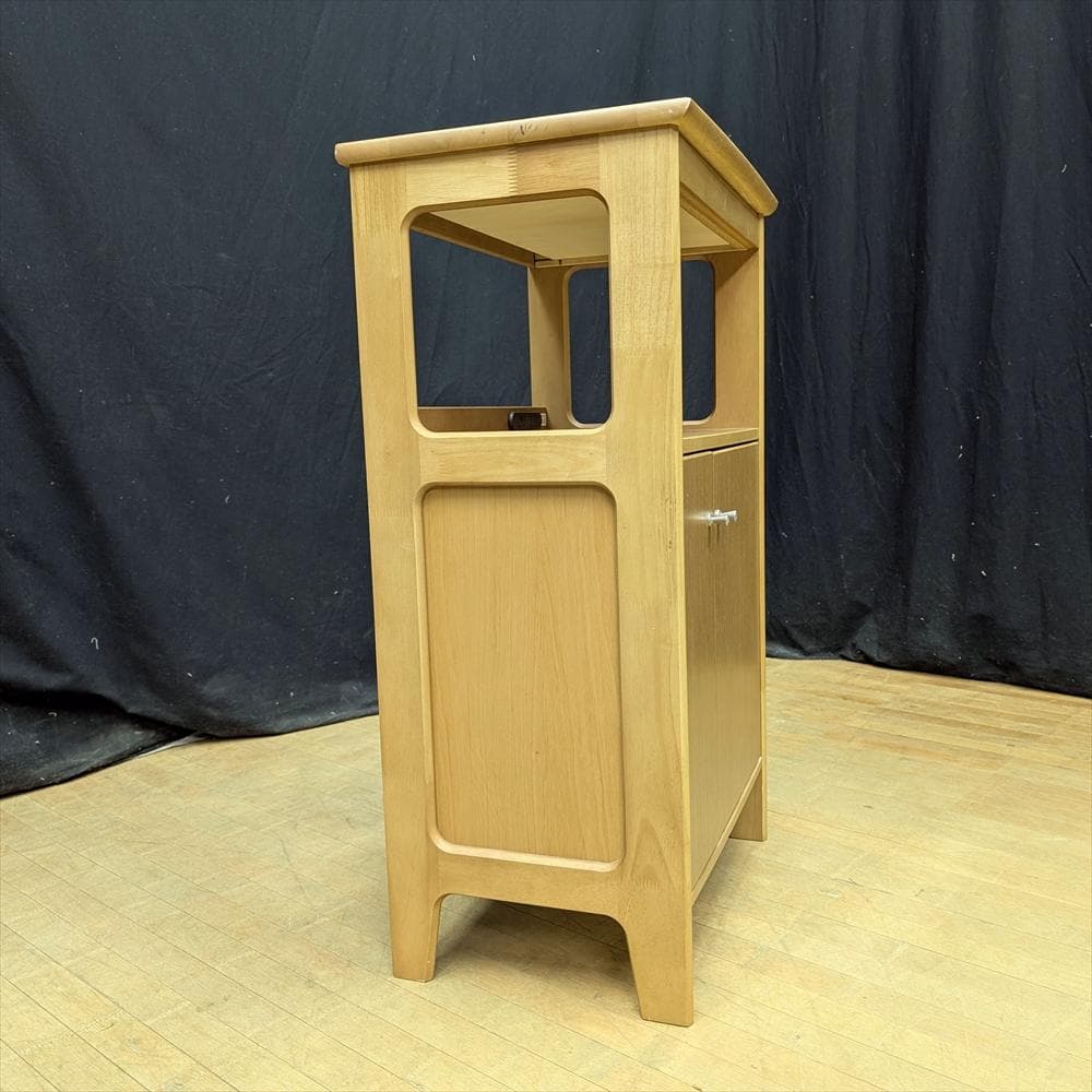 カリモク　電話台　FAX台　キャビネット　サイドボード　花台　飾り台　コンソール