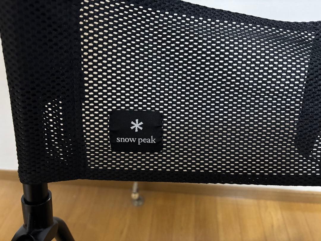  peak FDチェア ブラック メッシュ ワイド