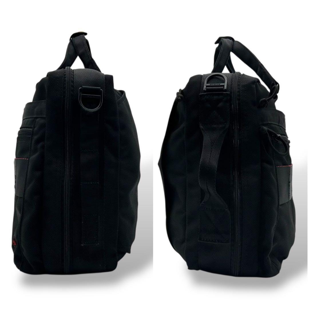 【美品】ブリーフィング 3way バックパック C3ライナー ブラック A4収納