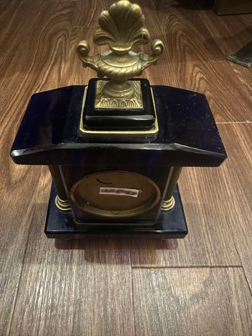 seikosha アンティーク　置き時計　ガラス　精工舎