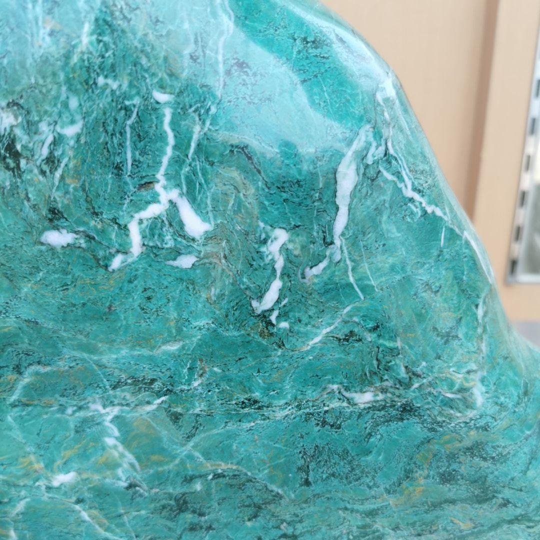 ナミビア翡翠　12.7　翡翠　ヒスイ　鑑賞石　石　置物　オブジェ　インテリア