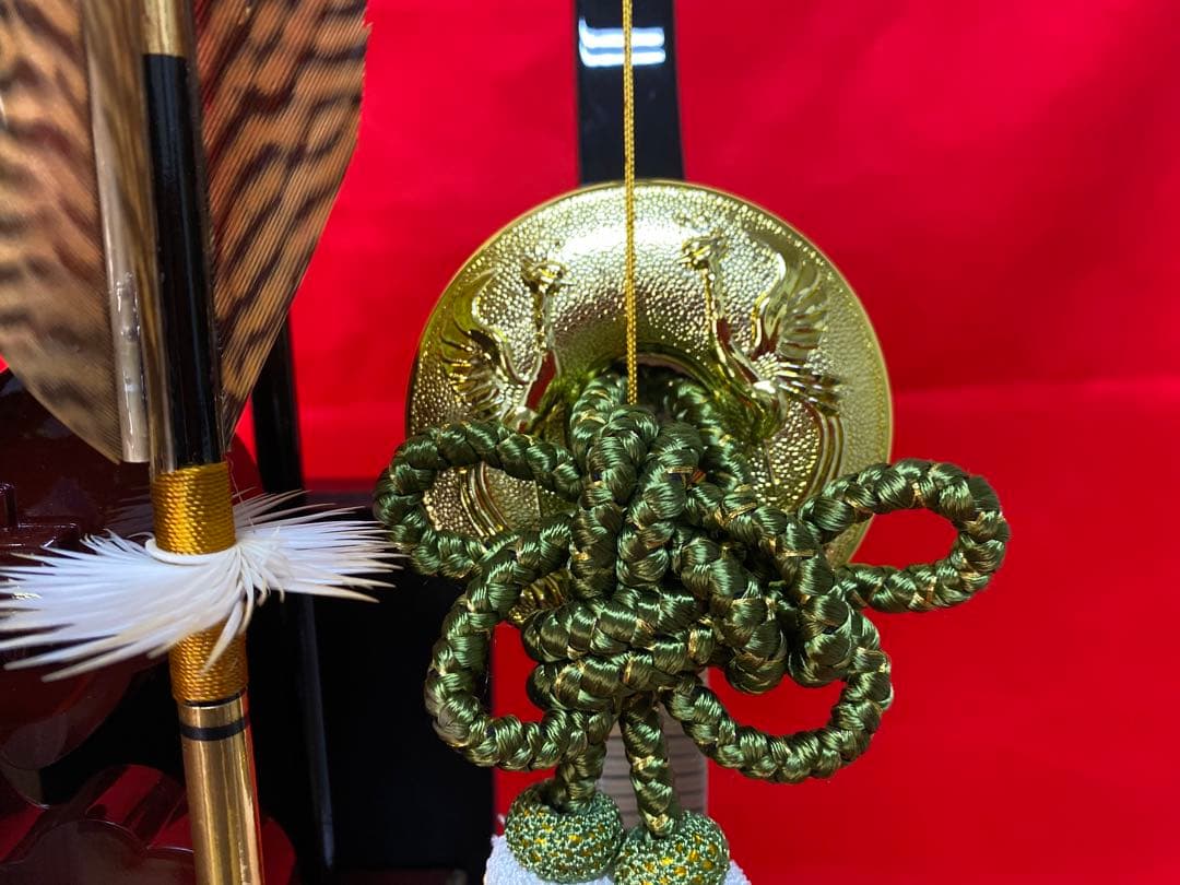 オルゴール付き破魔弓ガラスケース２３号・間口約３９×奥行約２８×高さ約８０㎝