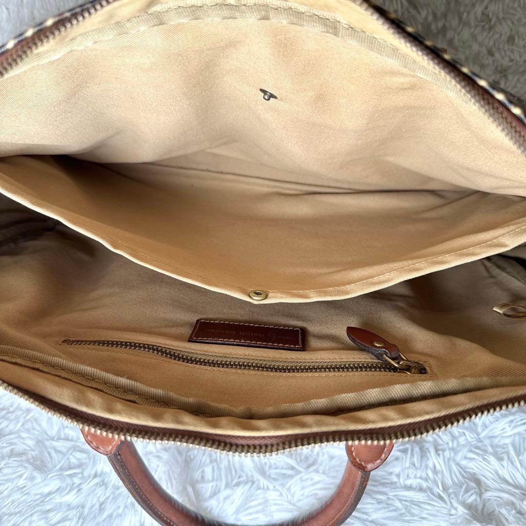 ポロラルフローレン ビジネスバッグ A4可能 千鳥格子 ブリーフケース ロゴ金具