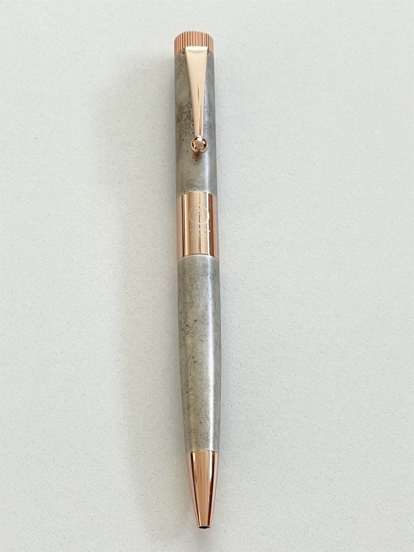ROMEO No. 3斑紋純銀色 ボールペン 細軸 ロメオNo.3