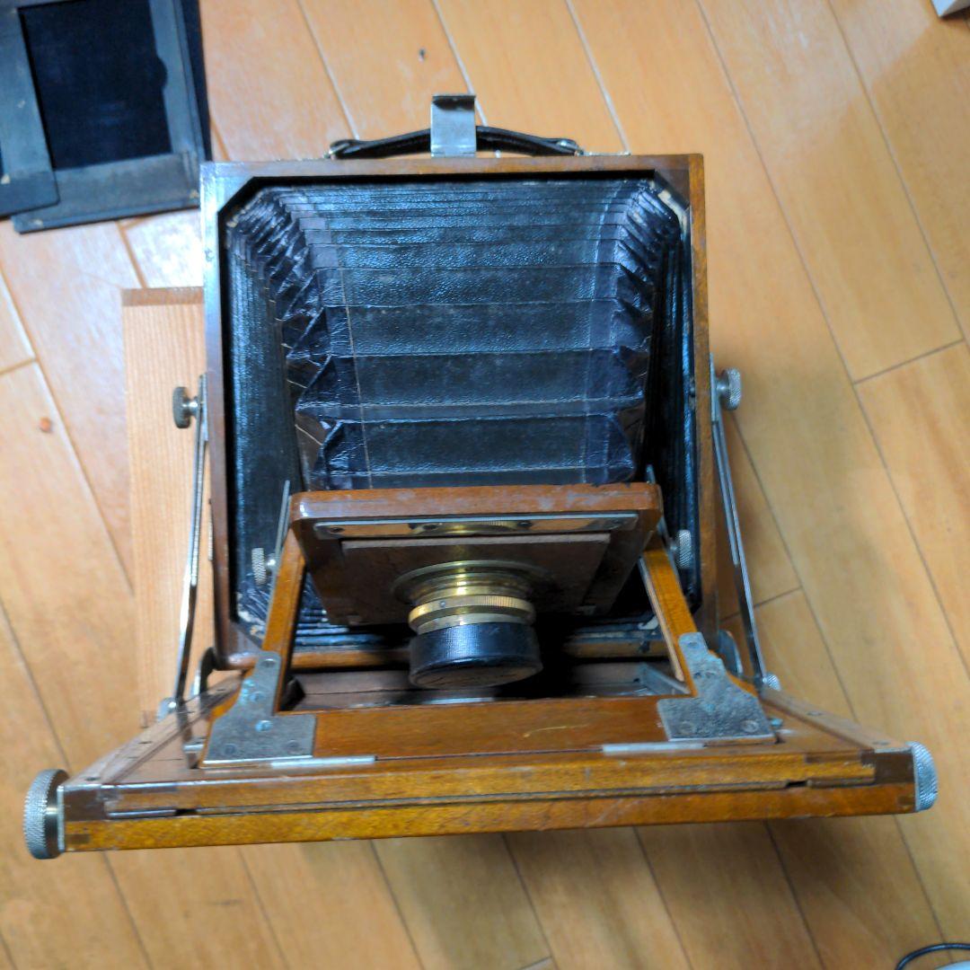 昭和レトロか？大正レトロか？超骨董品！木製蛇腹カメラ