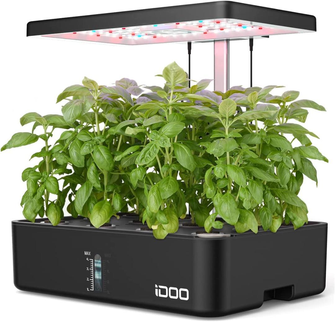 セット 室内 植物育成LEDライト付き 水耕栽培
