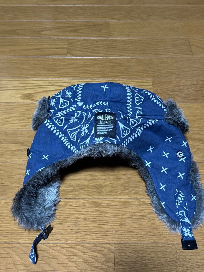 チャレンジャーバンダナ柄フライトキャップ
