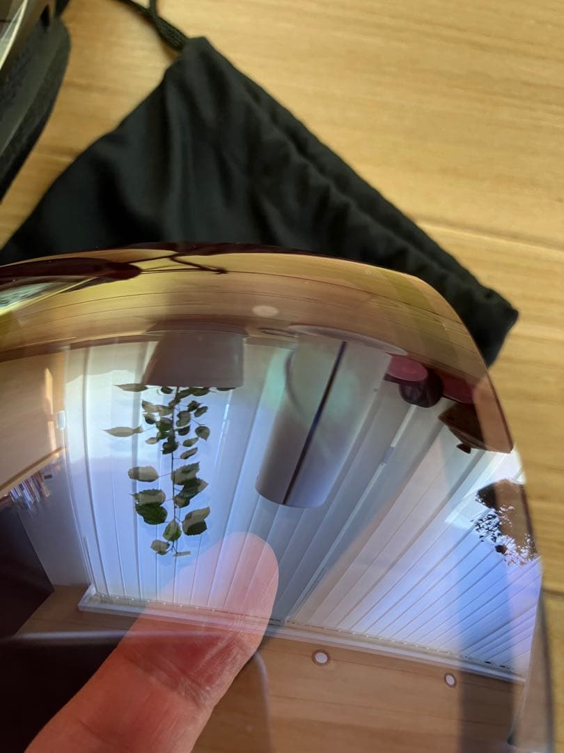 ⚠️中古SWANS ROVOゴーグル lens中央に傷あります クリア換レンズ付