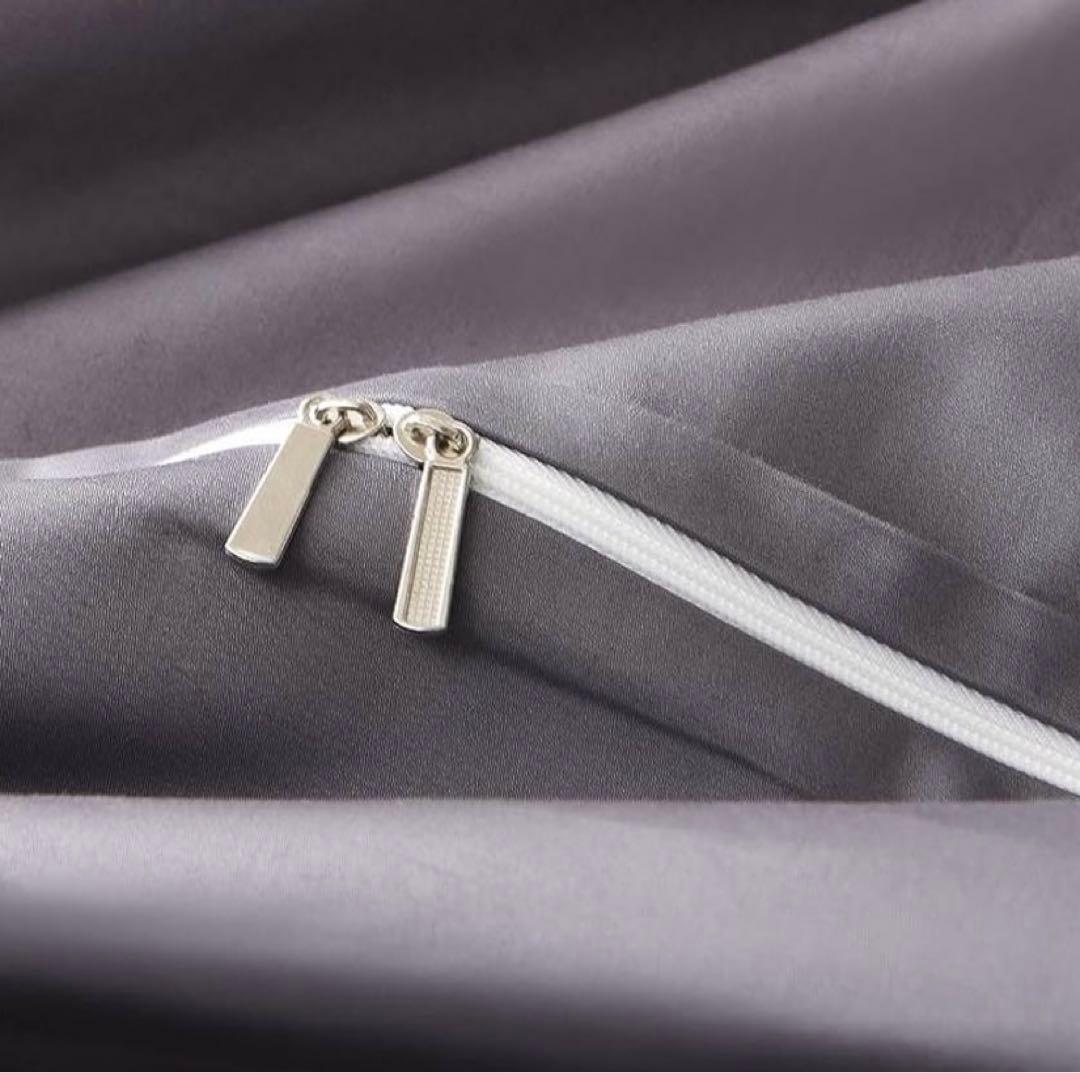 クイーン 寝具セット綿100% 紫 パープル シーツ 枕カバー 掛け布団カバー