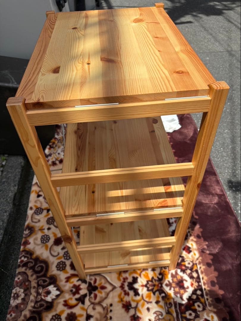 無印　ユニットシェルフ　パイン材