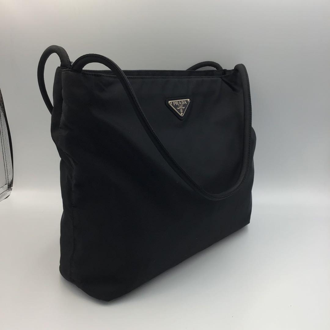 PRADA ヴィンテージ ナイロン ショルダーバッグ 黒 正規品