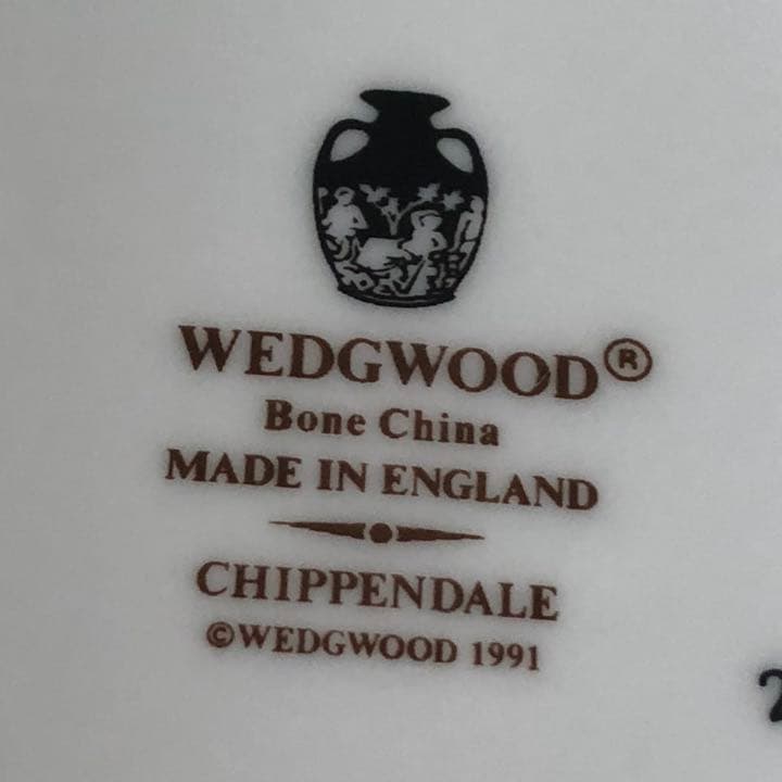 【未使用美品】ウェッジウッド★チッペンデール★トリオ　ペア