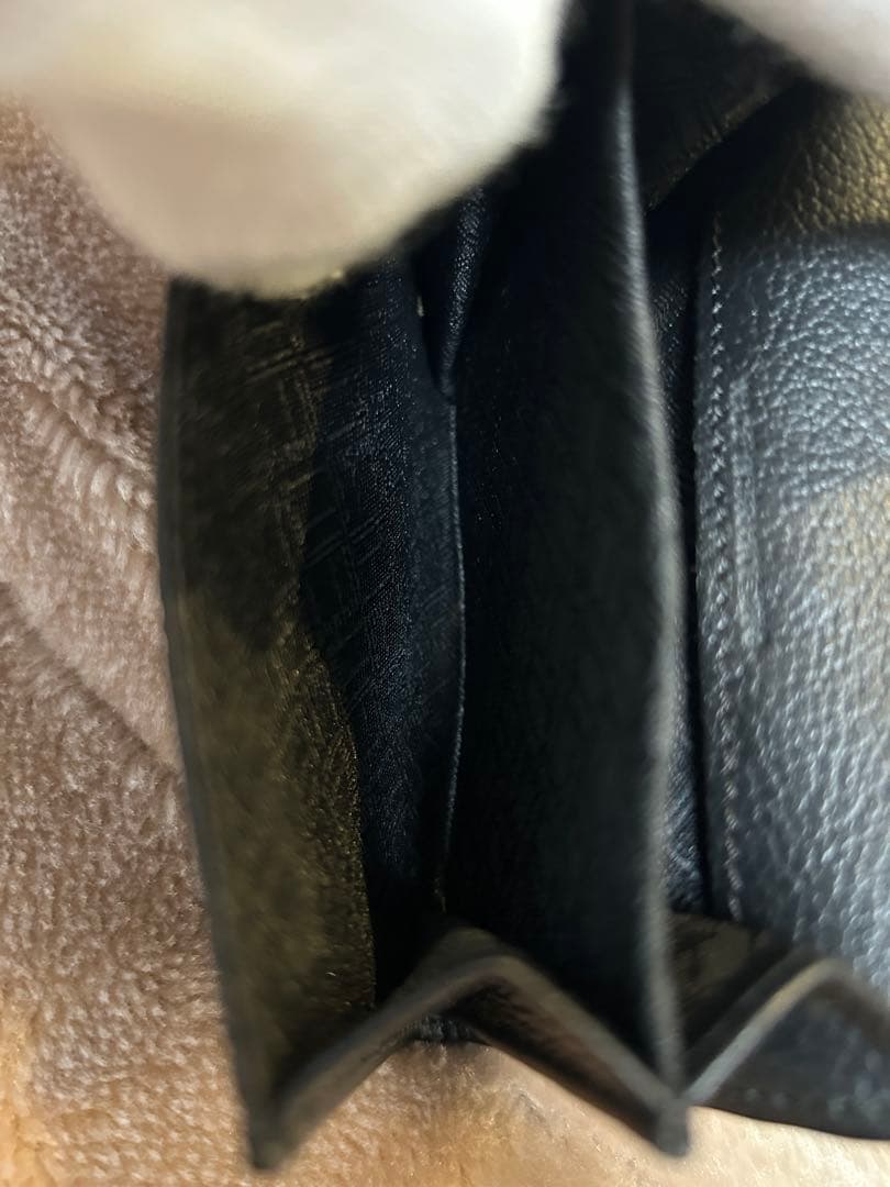 美品dunhillダンヒル名刺入れカードケース黒カード入れメンズ箱付きブラック