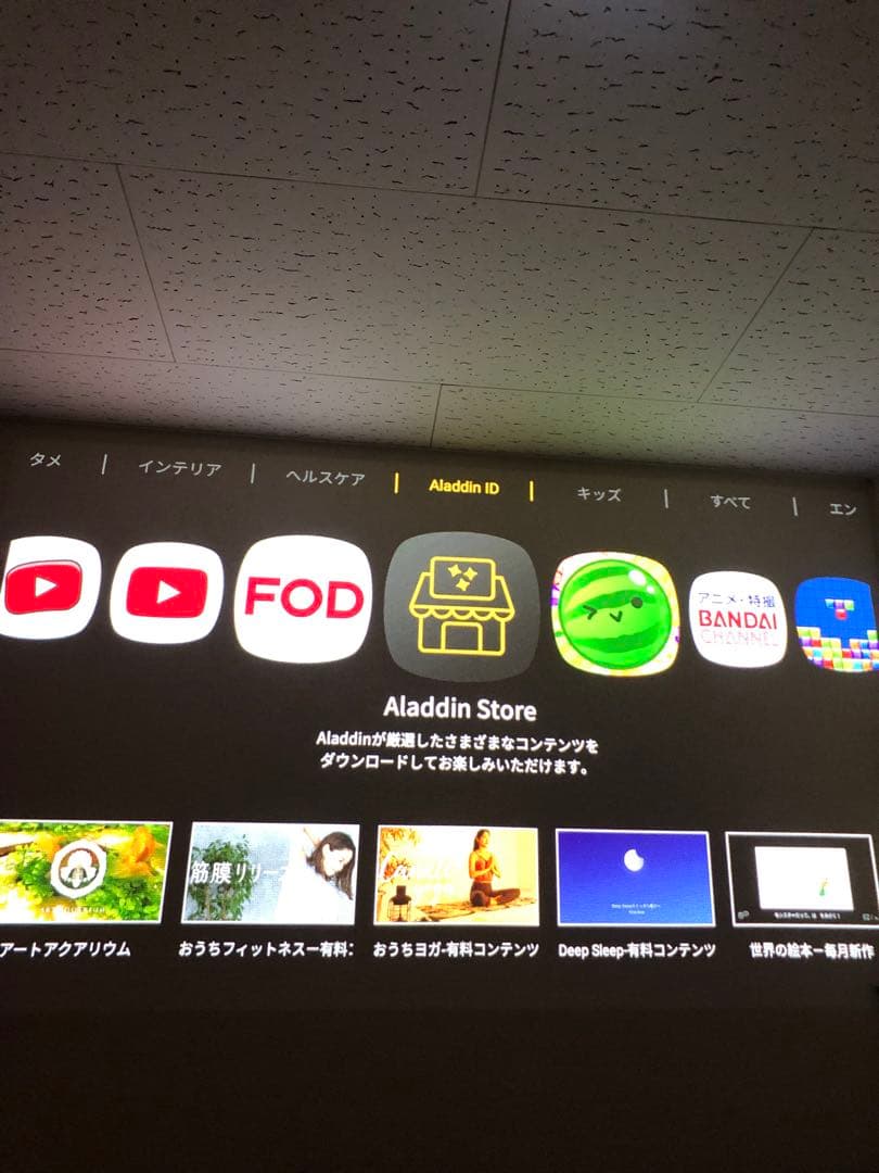 Aladdin 2 プロジェクター 本体